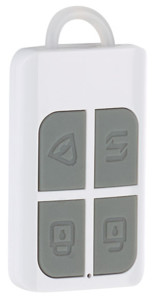 Télécommande sans fil avec bouton SOS pour alarme XMD-3200.pro, XMD-4200, XMD-4400.pro, XMD-4800.pro, XMD-5200.wifi et XMD-5400.wifi de la marque VisorTech