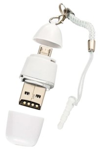 Lecteur de cartes MicroSD & clé USB 2 en 1 pour smartphone