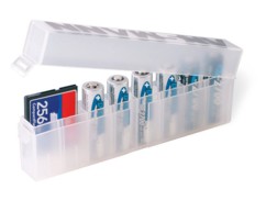 Boîte de rangement pour cartes mémoire et piles