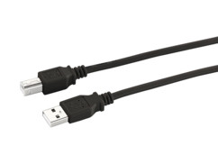 Câble de connexion USB 2.0 haute vitesse, 1,8 m, noir