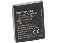 Batterie de rechange 350 mAh / 3,7 V pour smartwatch PW-440