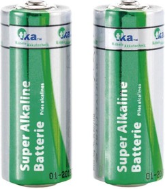 Lot de 2 piles alcalines LR1 type N 1,5 V - TKA
