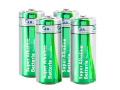 Lot de 4 piles alcalines LR1 type N 1,5 V - TKA