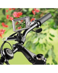 Support pour appareil photo sur guidon de vélo