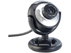 Webcam USB HD SXGA à 6 LED Somikon