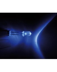 10 LED 5 mm hyper lumineuses bleues