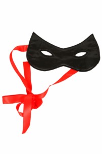 Loup avec ruban en satin