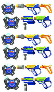 3 sets de laser game Advance Battle OPS Lazer M.A.D