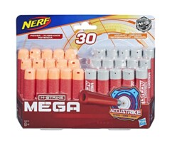 Pack de 30 fléchettes en mousse MEGA Accustrike pour Nerf N-Strike.