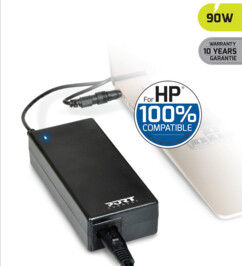 Adaptateur secteur pour ordinateur portablel HP - 90 W (reconditionné)