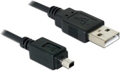 Câble caméra USB-B mini 4 broches vers USB-A, 1,5 m