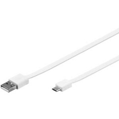 Câble USB vers Micro-USB plat de 1 m par Goobay.