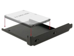 Cadre de montage pour disque 2,5'' dans slot PCI Delock
