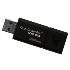 Clé USB 3.0 Kingston DataTraveler 100 G3 de 256 Go.