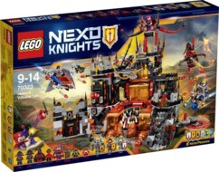 Packaging Le repaire volcanique de Jestro 70323 LEGO Nexo Knights.