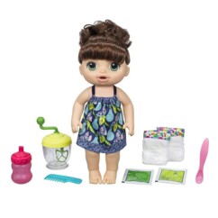 Poupée interactive "Baby Alive Mange à la cuillère".