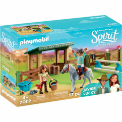 Boîte Playmobil Spirit : Entrainement de Lucky et Javier n°70199.