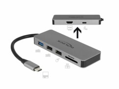 Station d'accueil USB-C 87 W avec USB-C, USB-A, SD, microSD et HDMI