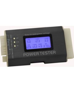 Testeur d'alimentation électrique avec écran LCD DeLock