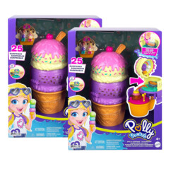 2 Polly Pocket coffret multifacettes glace Polly Pocket