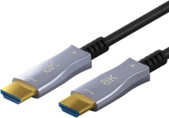 Câble HDMI 2.A AOC optique hybride 8K avec Ethernet 30 m de la marque Goobay