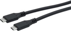 Câble USB-C mâle vers USB-C mâle USB 3.2 Gen 2 100 W / 5 m coloris noir de la marque Dexlan 