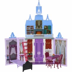 Château d'Arendelle reine des neiges 2 pour jouer avec des poupées