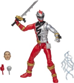 Figurine Dino Fury Red Ranger avec accessoires
