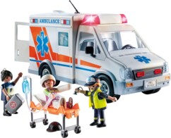 Playmobil CITY Action ambulance avec blessée