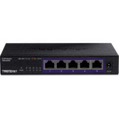 Switch réseau 2,5 Gigabit TEG-S350 v1.1R avec 5 ports RJ45 de la marque TrendNet