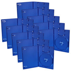 10 boîtier pour jeux PlayStation 2 vus ouverts de face