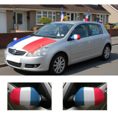 Paire de housses pour rétroviseurs France de la marque Cotillons d’Alsace