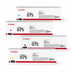 4 toners originaux Canon 075 CMJN - Pack
