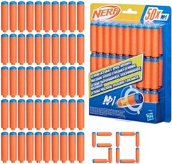 50 fléchettes Nerf en mousse N1 pour blasters série N