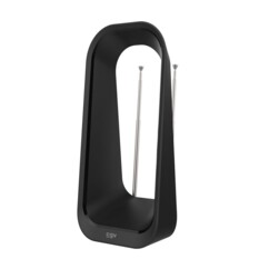 Antenne TNT d'intérieur FM/DAB+ HD/UHD AN-RISE