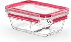 Boîte de conservation en verre 0,8 L avec séparateur