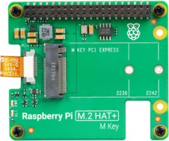 Carte FCP M.2 HAT+ pour Raspberry Pi 5 de la marque Raspberry Pi