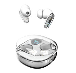 Écouteurs sans fil transparents GHOST avec bluetooth 6.0 et autonomie 15 h