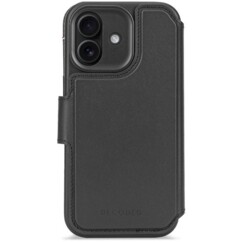 Étui folio compatible MagSafe pour iPhone 17 coloris noir de la marque Decoded