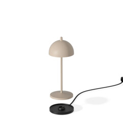 Lampe de table sans fil rechargeable télécommandée Fiore Micro - Sable mat