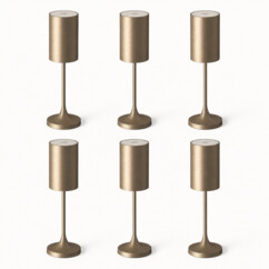 6 lampes de table rechargeables Vina 200 de la marque LAMPA