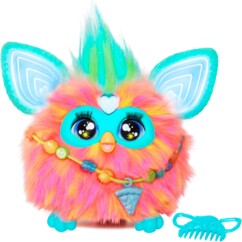 Peluche interactive Furby corail