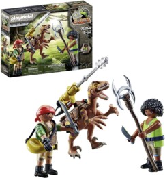 Playmobil Dino Rise - Deinonychus et Guerriers