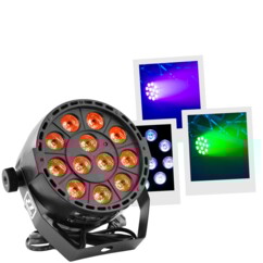 Projecteur à effets lumineux LED RVB PARTY PAR 123 de la marque BoomToneDJ
