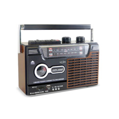 Radio-cassette enregistreur rétro avec bluetooth Inovalley RK10N