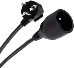 Rallonge électrique norme NF 3 m Easy avec prise terre et câble 3 x 1,5 mm²