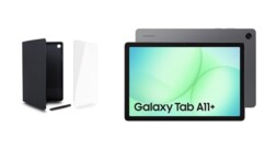 Tablette Samsung Galaxy Tab A11+ X230 avec étui, stylet et verre trempé - 128 Go