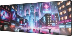 Tapis de souris gaming XXL 900 x 400 mm bords cousus - CYBERCITY