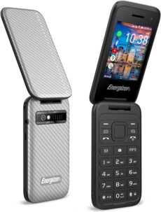 Téléphone portable à clapet E282SC coloris argent de la marque Energizer