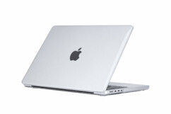 Coque transparente Crystal Clear pour MacBook Pro 14" M1/M2/M3/M4/M5